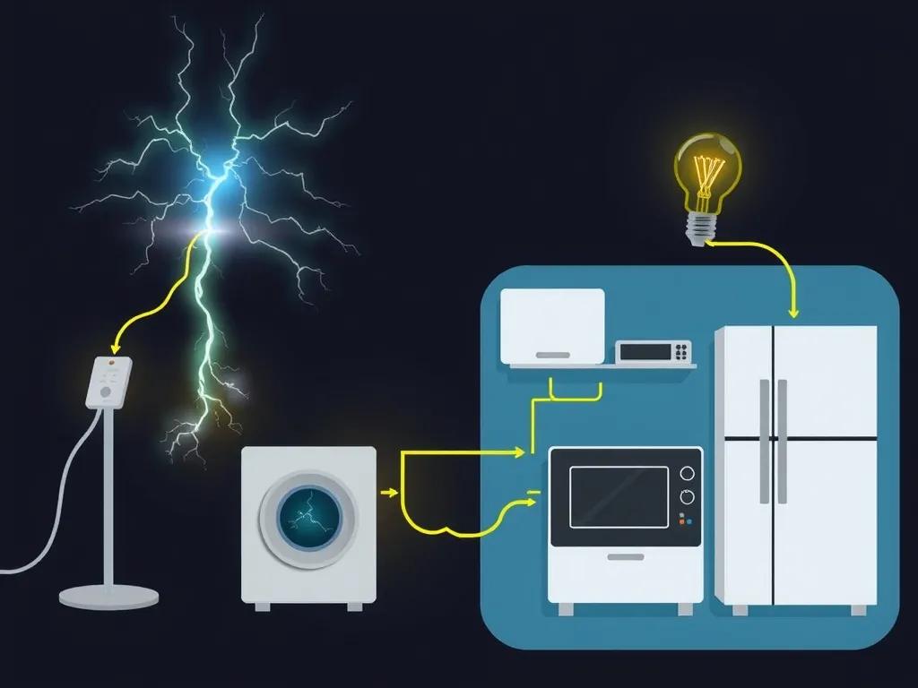 電力單位瓩符號與電器使用情境展示