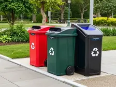 Recycling application that combines smart trash bins with Internet of Things technology