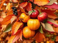 Autumn health-preserving fruits and healthy diet pairing